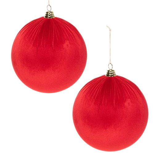 Boule de Noël en velours