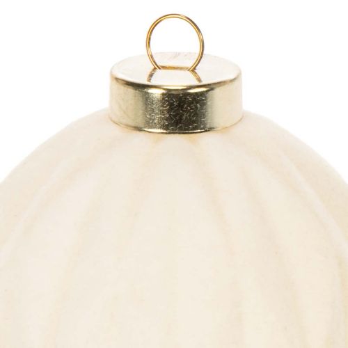 Boule de Noël blanche à