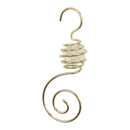 Floristik24 Cintre boule de Noël, cintre boule doré 7cm 6pcs