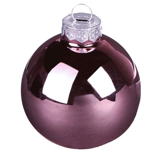 Article Boules de Noël mélange d&#39;abricots boules d&#39;arbre en verre Ø4cm 24 pcs