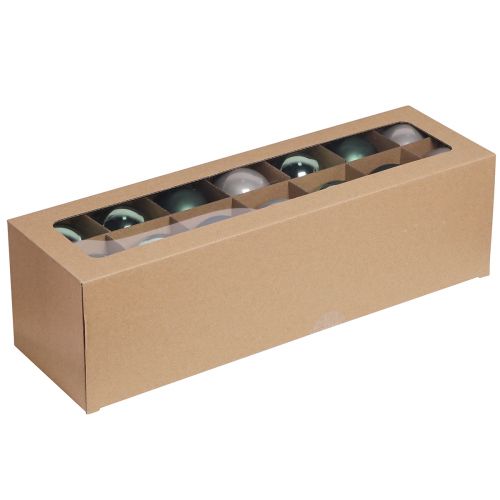 Article Boules de Noël vert gris sapin boules en verre Ø6cm 24 pcs