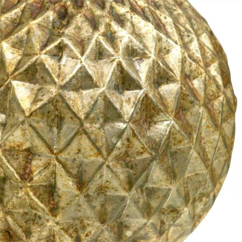 Floristik24 Boules de Noël rennes décorations de sapin vintage or Ø12cm 2pcs