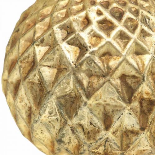 Floristik24 Boules de Noël rennes décorations de sapin de Noël or vintage Ø7cm 4pcs