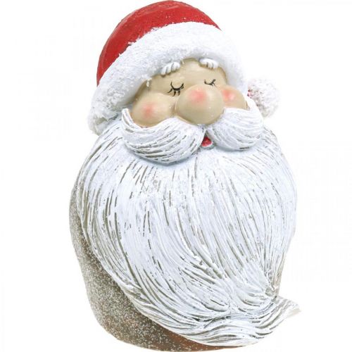 Floristik24 Figurine Père Noël Père Noël Rouge, Blanc Polyrésine 15cm