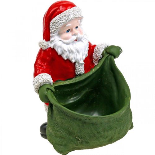 Floristik24 Jardinière Père Noël Jardinière Père Noël 20×26cm