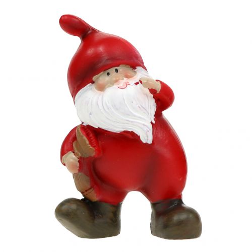 Floristik24 Père Noël 5-7,5cm Rouge 4pcs