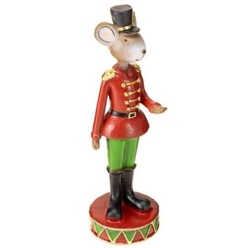 Figurines de décoration de Noël en forme de souris 14,5 cm rouge-vert 2 pièces | Floristik24.be