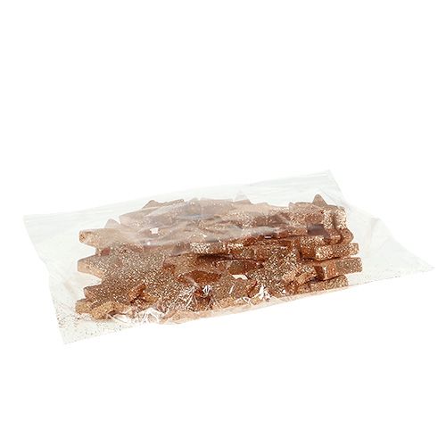 Floristik24 Étoiles de Noël en cuivre paillettes étoiles saupoudrer décoration 40pcs