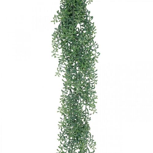 Floristik24 Plante verte suspendue plante artificielle suspendue avec bourgeons vert, blanc 100cm