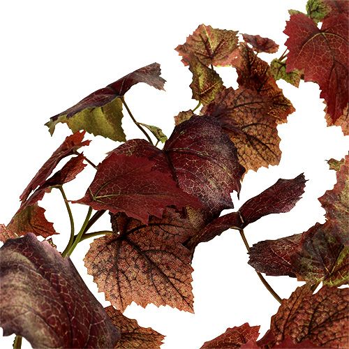 Floristik24 Guirlande de Vigne Rouge Foncé 190cm