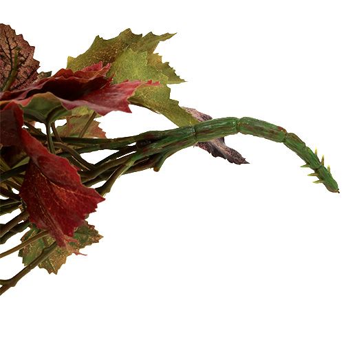 Floristik24 Cintre feuilles de vigne vert, bordeaux 67cm