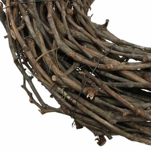 Floristik24 Couronne de vigne naturelle Ø50cm 1 pièce