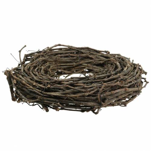 Floristik24 Couronne de vigne naturelle Ø50cm 1 pièce