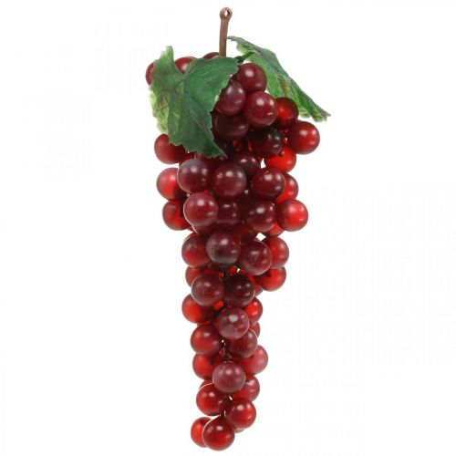 Floristik24 Raisin décoratif rouge Raisin artificiel fruit décoratif 22cm