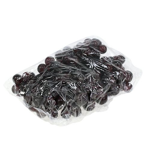 Floristik24 Grappe de raisin rouge foncé 44cm artificiel
