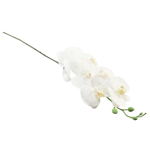Article Orchidée artificielle blanche Phalaenopsis Real Touch 85cm