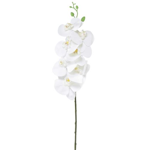 Orchidée artificielle Phalaenopsis blanche Real Touch H83cm