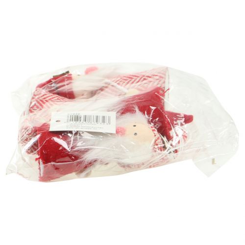 Floristik24 Gnome rouge, blanc 9cm 4 pcs