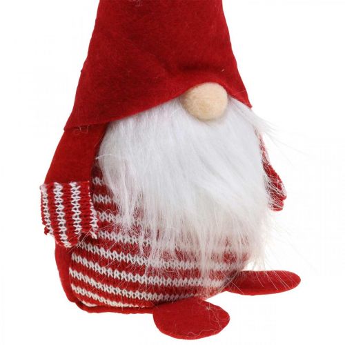 Floristik24 Nain à barbe, décoration de l&#39;Avent, nain décoratif H24cm L9cm 3pcs