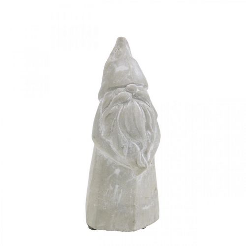 Floristik24 Figurine décorative elfe en béton Père Noël gris H18.5cm