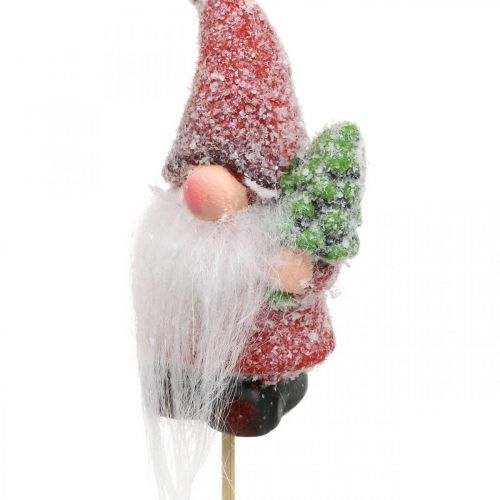 Article Nain décoratif Père Noël bouchon décoratif Noël 10cm 4 pcs