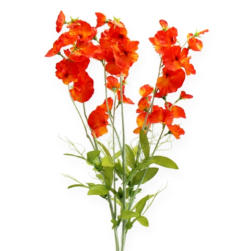 Floristik24 Vesce artificielle orange et rouge 72,5 cm 3 p.