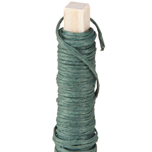 Article Fil d'emballage fil artisanal vert fil d'emballage en papier Ø0,8mm 22m