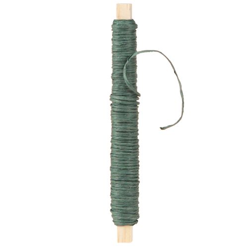 Article Fil d'emballage fil artisanal vert fil d'emballage en papier Ø0,8mm 22m