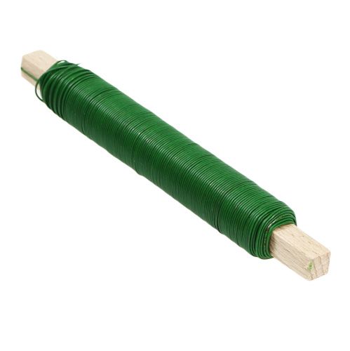 Floristik24 Fil d&#39;emballage fil artisanal vert 0.65mm 100g