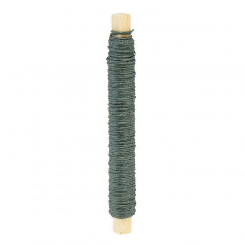 Fil d'emballage fil artisanal vert fil d'emballage en papier Ø0,8mm 22m