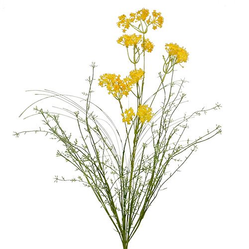 Floristik24 Fleurs des prés jaunes L60cm 3pcs