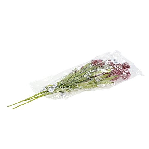 Floristik24 Fleurs des prés rouges L60cm 3pcs