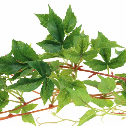 Floristik24 Vigne vierge artificielle verte, rouge 136cm 7 brins