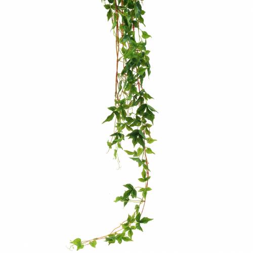 Floristik24 Vigne vierge artificielle verte, rouge 136cm 7 brins