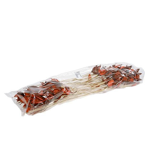 Article Lys sauvage sur tige orange 45 pcs