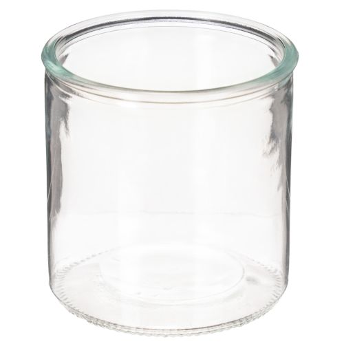 Vase cylindrique en verre transparent et polyvalent, 10 cm, lot de 3. acheter | Floristik24.be