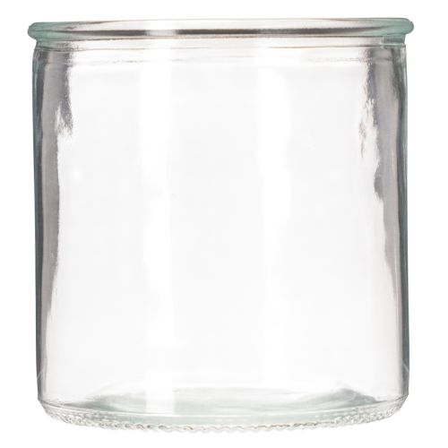 Vase cylindrique en verre transparent et polyvalent, 10 cm, lot de 3. | Floristik24.be