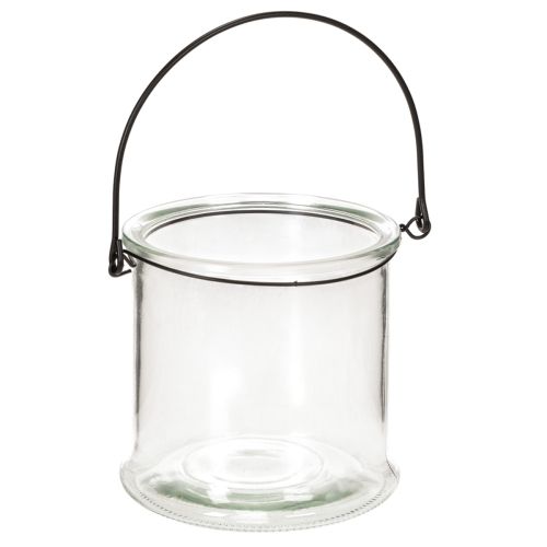 Lanterne suspendue en verre Ø12cm H12,5cm (lot de 2) acheter | Floristik24.be