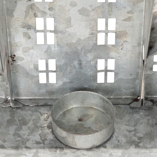 Rangée décorative de maisons avec porte-bougies chauffe-plat, décoration de l'Avent, 68 cm | Floristik24.be
