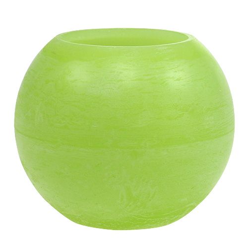 Floristik24 Boule de cire Windlight Ø20cm vert clair