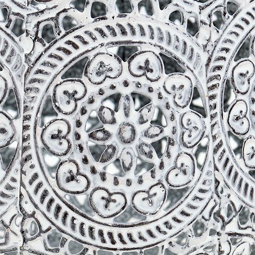 Floristik24 Lanterne blanche Ø12cm H13cm 1p