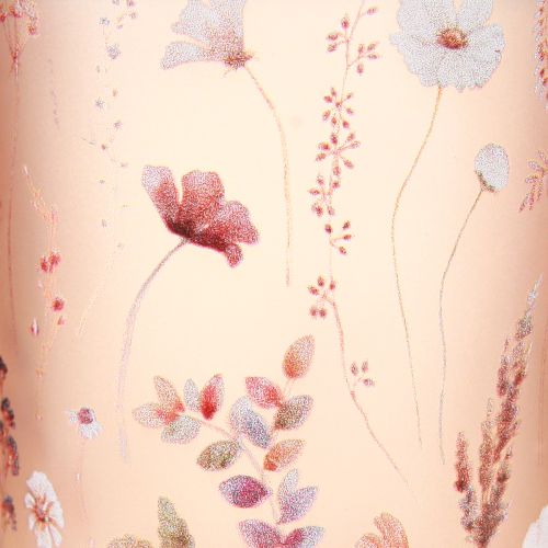 Article Élégant bougeoir orné d&#39;un délicat motif floral pour une décoration harmonieuse, 8 cm, lot de 4