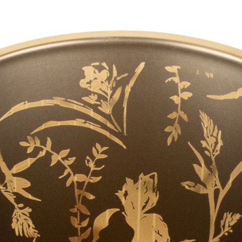 Article Lanterne décorative en verre à motif floral pour une ambiance chaleureuse à la maison, 8 cm, lot de 4.