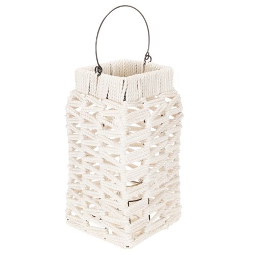 Lanterne suspendue, décoration estivale, macramé H35,5 cm L19 cm acheter | Floristik24.be