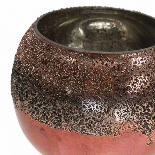 Article Lanterne verre cuivre Ø8,5cm H6,5cm 4pcs