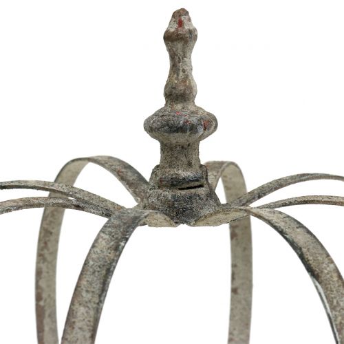 Floristik24 Photophore couronne antique Ø 20 cm H. 23 cm