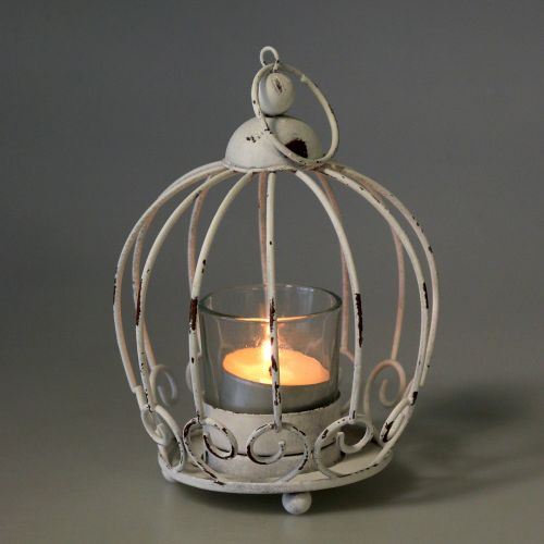 Floristik24 Lanterne Couronne Vintage Ø12cm H16.5cm