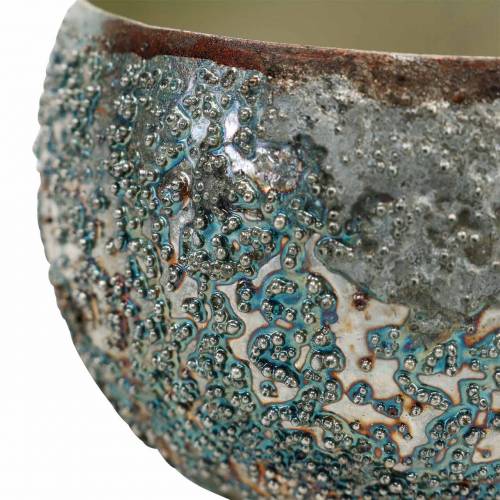 Floristik24 Lanterne en métal coloré Ø10cm H6,5cm