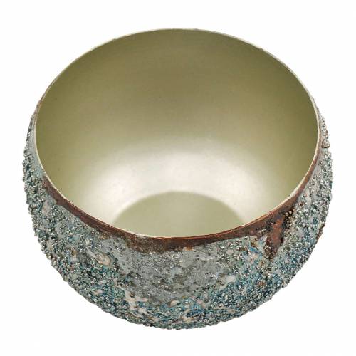 Floristik24 Lanterne en métal coloré Ø10cm H6,5cm