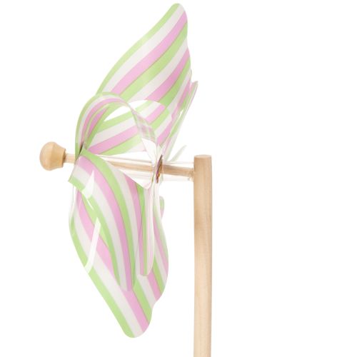 Article Piquet de jardin en forme de moulin à vent, décoration attrayante pour terrasse, jardin et balcon, 47 cm, lot de 3